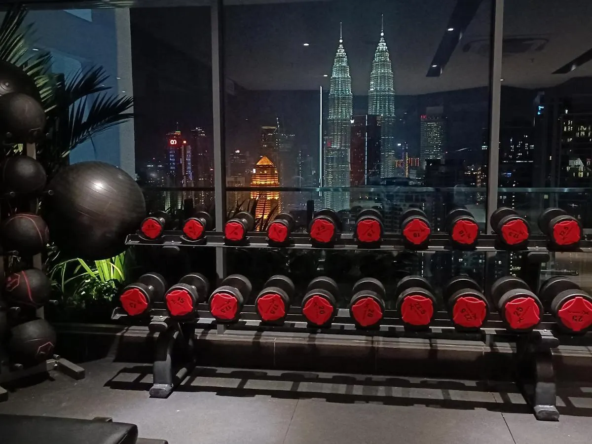 Cl16A Muji Style Balcony Infinity Pool Klcc View Apartman Kuala Lumpur